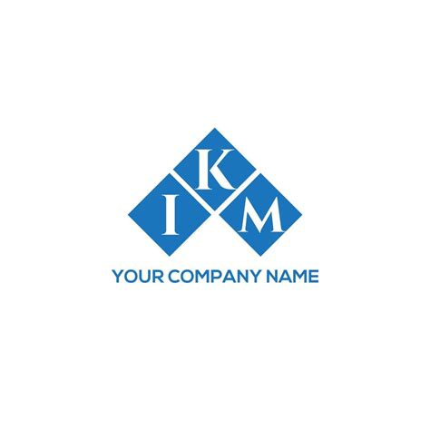 IKM letter logo design on WHITE background. IKM creative initials letter logo concept. IKM ...