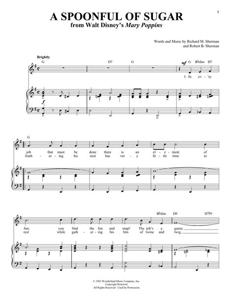 A Spoonful Of Sugar | Sheet Music Direct