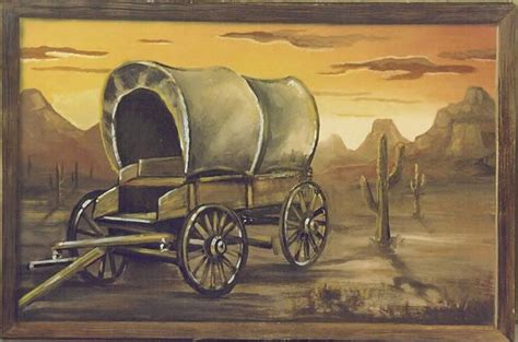 . Stage Set Design, Prop Design, Western Art Paintings, Old Wagons, Art Village, Covered Wagon ...