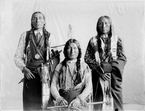 Henry Roman Nose, Yellow Bear, Lame Man - Southern Cheyenne - 1899 ...