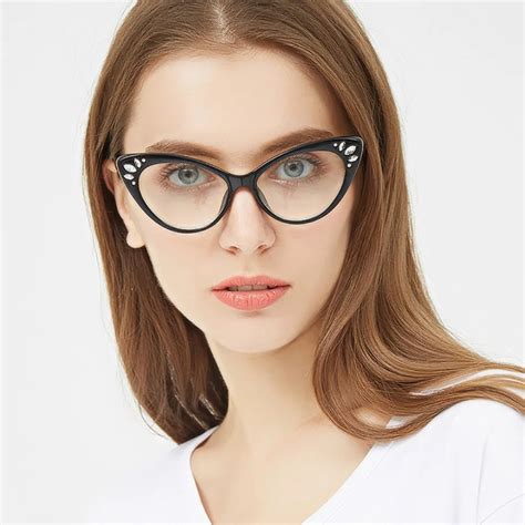 Aliexpress.com : Buy 2018 Cat Eye Glasses Transparent Female Clear Lens Fake Glasses Womens ...