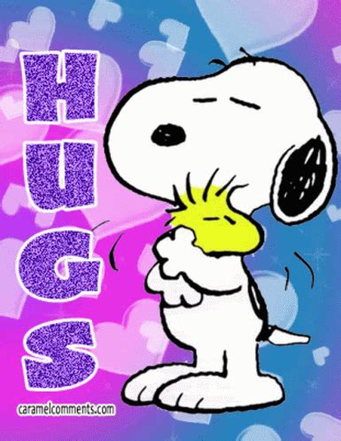 Hugs Snoopy GIF - Hugs Snoopy Dog - Discover & Share GIFs | Snoopy hug ...