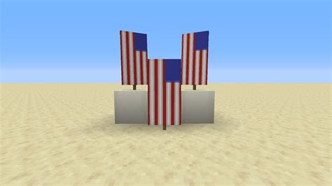 How to make an American Flag banner | Minecraft - YouTube