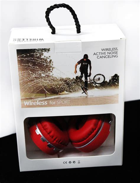 WIRELESS SPORT Noise Cancelling Over The Ear Headphones - Silver and ...