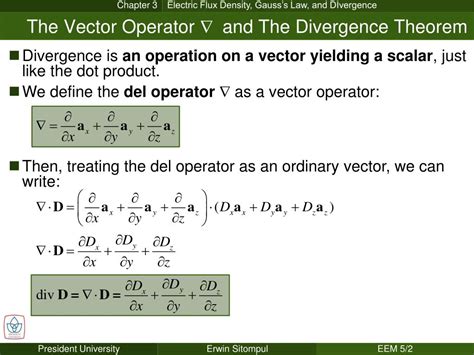 PPT - The Vector Operator Ñ and The Divergence Theorem PowerPoint Presentation - ID:3186403