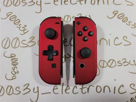 New Custom Metallic Red Nintendo Switch FULL CONSOLE | Etsy