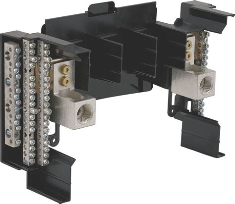 SQUARE D Neutral Bar, 600 A Amps, Number of Terminals 1, For Use With Square D NQ Panelboards ...