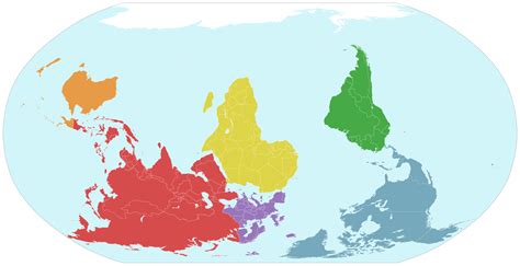 Free Large World Map With Continents [Continents Of The World]