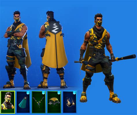 Vice + Banner Cape (5th color from the left) + Tac Bats + Cruiser + Chrono : r/FortniteFashion