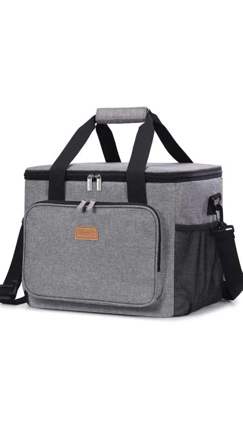 Lifewit Collapsible Cooler Bag Insulated, Large Leakproof Soft Sided Portable Cooler Bag for ...