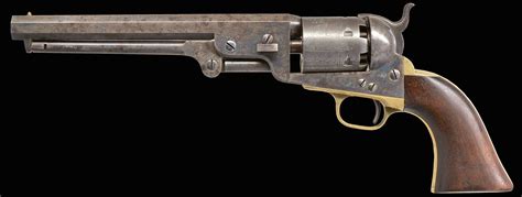 COLT 1851 NAVY 3RD MODEL U.S. MARKED REVOLVER | Poulin's Antiques and ...