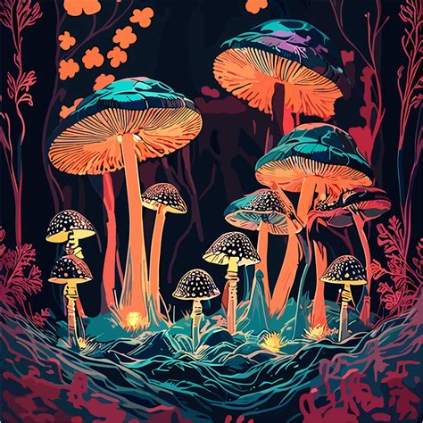 Download Ai Generated, Mushroom, Forest. Royalty-Free Vector Graphic - Pixabay