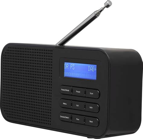 Denver DAB-42 Portable radio DAB+, FM Black | Conrad.com