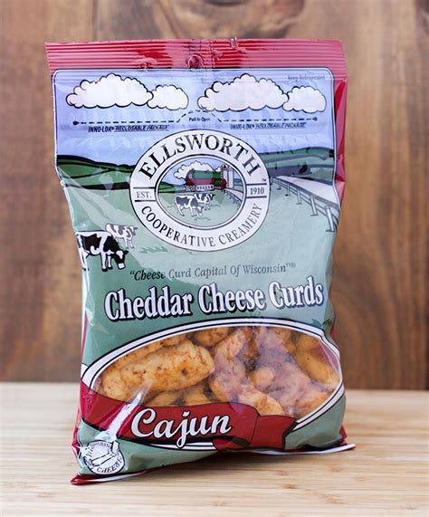 16 oz. Cajun Flavor Natural Cheddar Cheese Curds - Ellsworth Cooperative Creamery