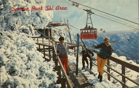 Sandia Peak Ski Area Albuquerque, NM Postcard