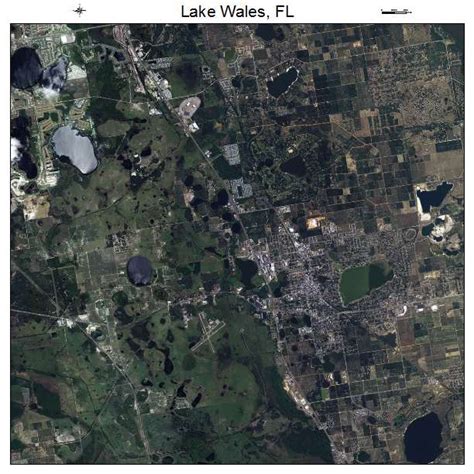 Aerial Photography Map of Lake Wales, FL Florida