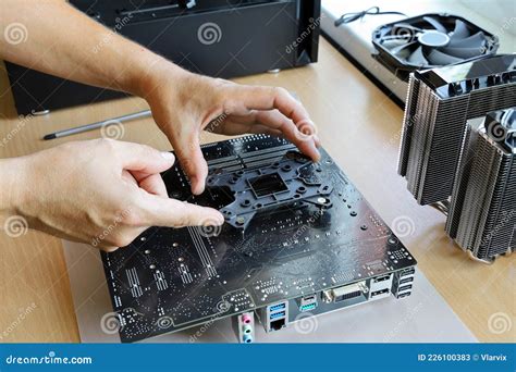 Install In Motherboard Of Laptop Memory Stock Image | CartoonDealer.com #92074723