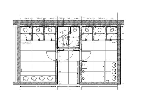 offices toilet layout - Cerca con Google | Bathroom floor plans, Public ...