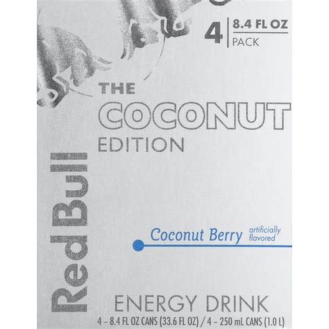 Red Bull Energy Drink, Coconut Berry, 4 Pack