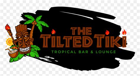 Torch Clipart Free Tiki Bar - Tilted Tiki Logo, HD Png Download - vhv