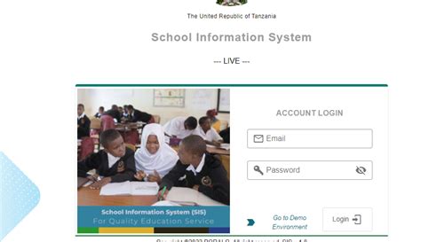 SIS TAMISEMI Login 2024 School Information System(SIS) - Shule Daily