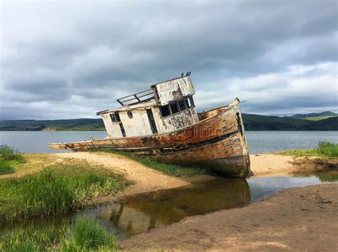 Shipwreck stock photo. Image of journey, accident, coastal - 92381802