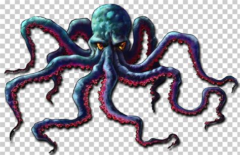 Octopus Squid Sea Monster Drawing PNG, Clipart, Cephalopod, Drawing, Fictional Character, Giant ...