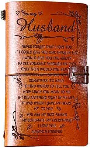 Amazon.com : Husband Gifts from Wife Romantic - to My Husband Leather ...