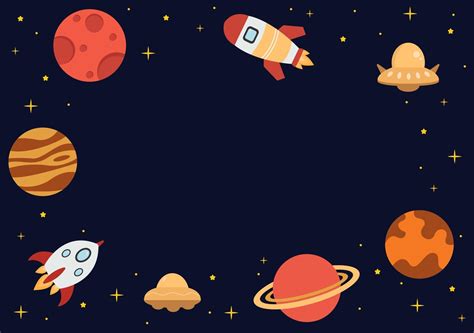 Space Background Illustration For Explore In Outer Space 2868090 Vector ...