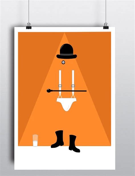 A Clockwork Orange Movie Poster You Can Include White Wood Frame ...