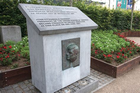 Galway City, Eyre Square JFK Memorial Statue - Irish America