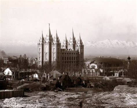 Early Salt Lake Temple Photo - Archival Print | Nauvoo Mercantile