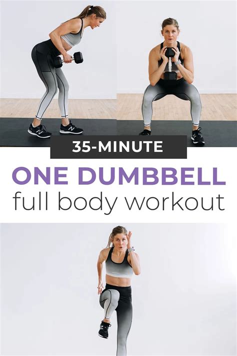 Work your entire body using just a single dumbbell with this One Dumbbell Workout: Full Body ...