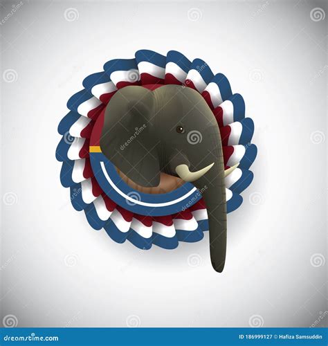 Republican Party Icon Vector Illustration | CartoonDealer.com #27462002