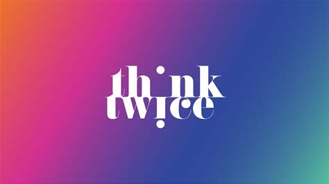 Think Twice on Behance