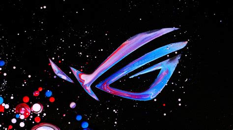 ASUS ROG Wallpaper 4K, Colorful logo, Republic of Gamers