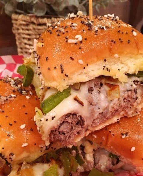 Easy Philly Cheesesteak Sliders | Norine's Nest