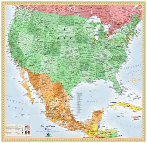 Map Mexico And Usa – Get Map Update