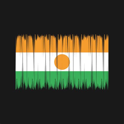 Niger Flag Brush. National Flag 10961073 Vector Art at Vecteezy