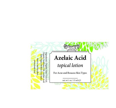 Azelaic Acid Topical Lotion For Acne and Rosacea Skin by OhSudz