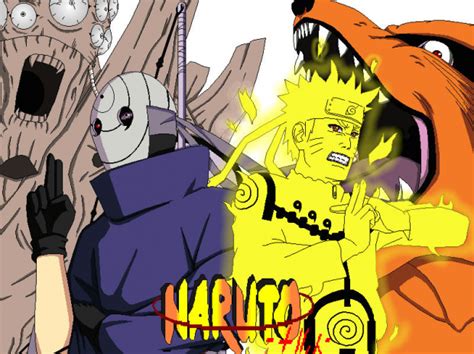 Tobi vs Naruto by kennysama