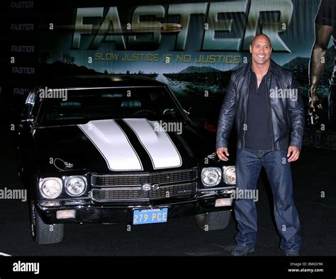 DWAYNE JOHNSON AKA THE ROCK FASTER CBS FILMS PREMIERE HOLLYWOOD LOS ...