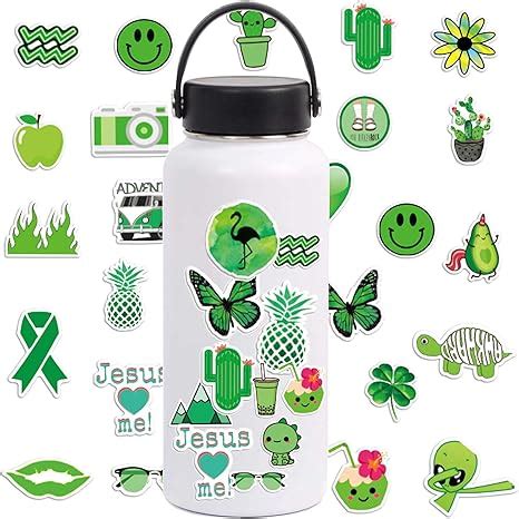 50 Pack Water Bottle Stickers for Hydroflasks, Waterproof Kawaii ...