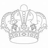 Crown Coloring Pages sketch template