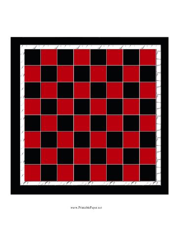 Printable Checkerboard