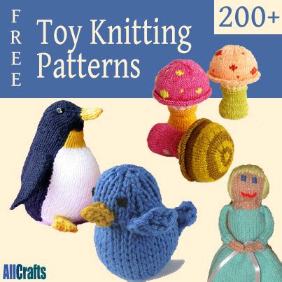 200+ Free Toy Knitting Patterns – AllCrafts Free Crafts Update