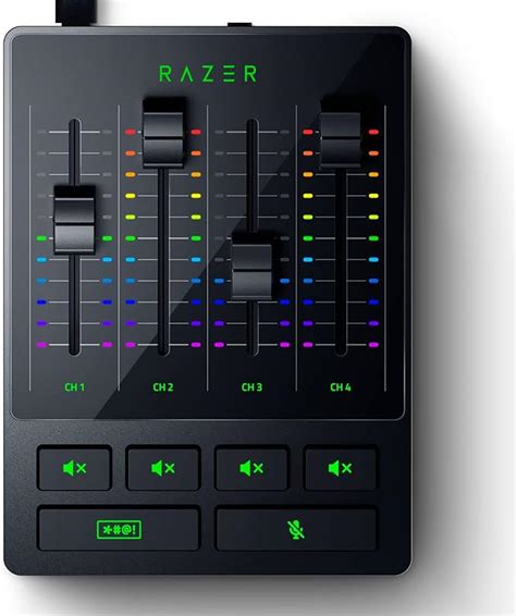 Razer Audio Mixer: All-in-One Streaming/Broadcasting Mixer - 4-Channel Design - XLR Preamp ...