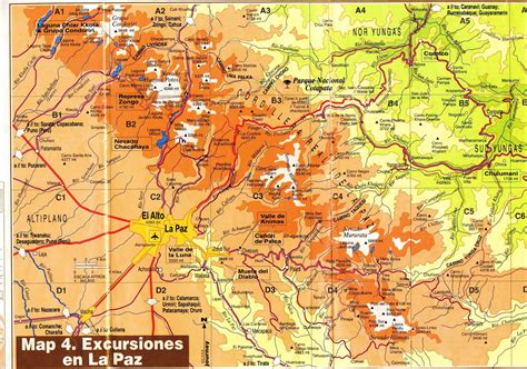 Mapas de La Paz – Bolívia - MapasBlog