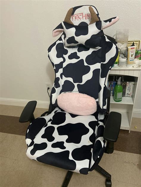 TS85 COW Print LUXX Series Gaming Chair – Techni Sport