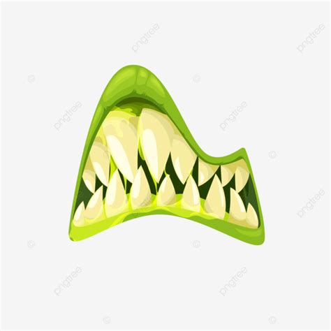 Monster Mouth Vector Design Images, Monster Mouth Vector Icon, And, Yellow, White PNG Image For ...